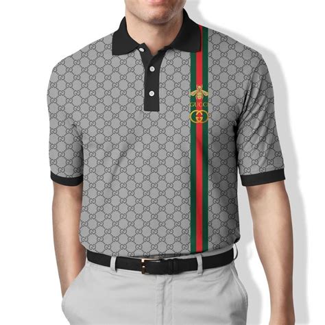 gucci bee polo sale|authentic Gucci polo shirts.